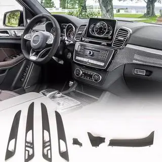 Карбоновые вставки в салон (Карбон) Mercedes GLE coupe C292 2015-2019 гг. фото 1