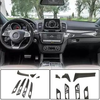 Карбоновые вставки в салон (Карбон) Mercedes GLE coupe C292 2015-2019 гг. фото 2
