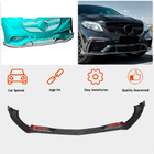 Mercedes GLE coupe C292 2015-2019 гг. Накладки на передний бампер Lip (для GLE63 AMG, Пластик) фото 2