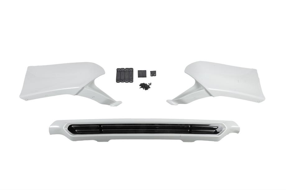 Toyota Land Cruiser Prado 150 2009-2023 гг. Задний диффузор TRD из 3 частей (для 2017+) Черный Фото 3