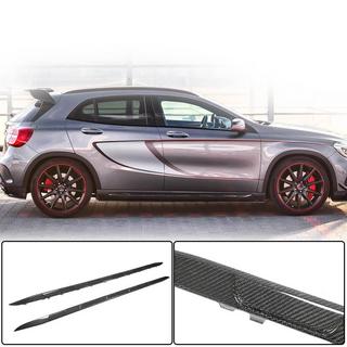 Боковые пороги (для GLA45 AMG 2013-2016, Карбон) фото 1