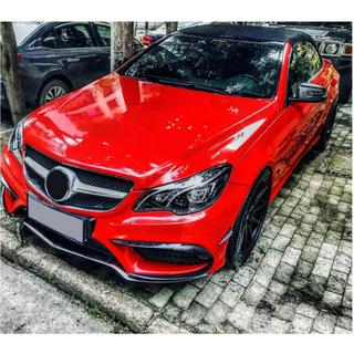 Накладки на Передний Бампер (для AMG-Line 2014-2016, Карбон) фото 3