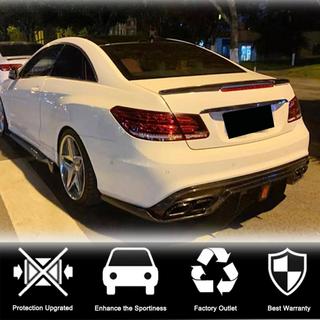 Диффузор заднего бампера для AMG-Line 2014-2016, Карбон фото 2