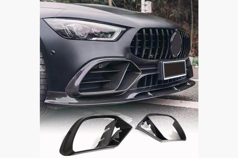 Mercedes AMG GT 4 X290 2018- гг. Вставки в бампер (для GT43/GT50/GT53 2018-2022, Карбон) Image