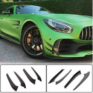 Накладки на передний бампер V1 (для GT R 2016-2019, Карбон) фото 1