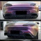 Mercedes AMG GT C190/R190 2014-2022 гг. Диффузор заднего бампера (для 2015-2017, Карбон) фото 4