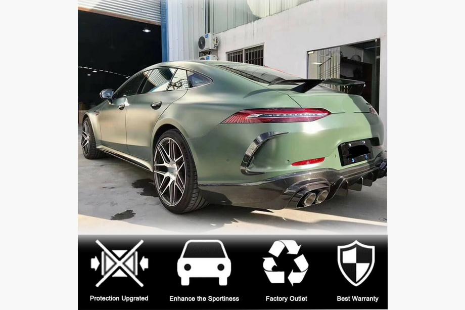 Mercedes AMG GT 4 X290 2018- гг. Боковые Пороги (для GT53 2018-2022, Сухой Карбон) Фото 3