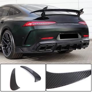 Накладки на задний бампер V1 (для GT63 2018-2022, Карбон) фото 1