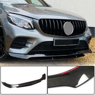 Накладка на передний бампер Lip (для AMG-Line/GLC43 AMG, Карбон) фото 1