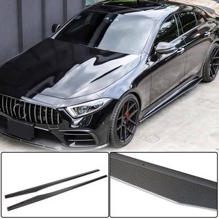 Боковые пороги V1 (для AMG/AMG-Line 2018-2020, Карбон) фото 1