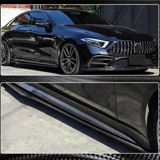 Боковые пороги V1 (для AMG/AMG-Line 2018-2020, Карбон) фото 4