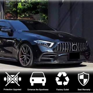 Накладки на Передний Бампер (для AMG-Line 2018-2020, Карбон) фото 3