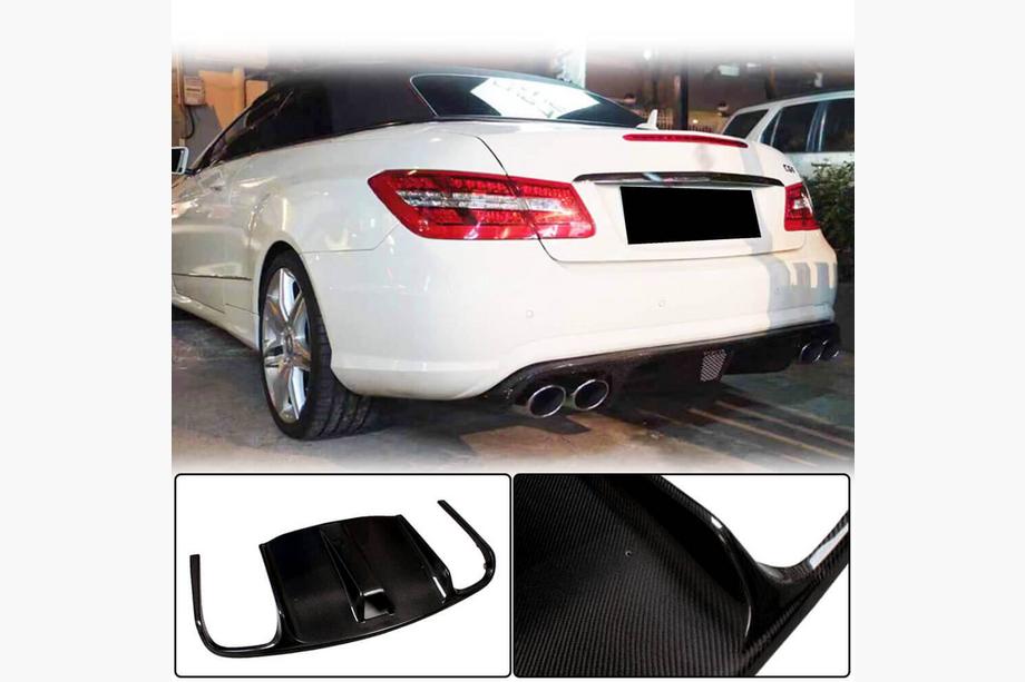 Mercedes E-class coupe C207 2010-2017 гг. Задний диффузор для E63 AMG 2009-2013, Карбон Image