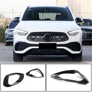 Накладки на передний бампер V1 (для AMG/AMG-Line, карбон) фото 1