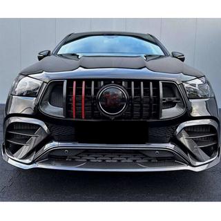 Решетка радиатора Rocket Carbon (для AMG-Line/GLE53/GLE63 2018-2023) Mercedes GLE W167 2018- гг. фото 1