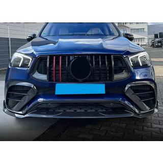 Решетка радиатора Rocket Carbon (для AMG-Line/GLE53/GLE63 2018-2023) Mercedes GLE W167 2018- гг. фото 2