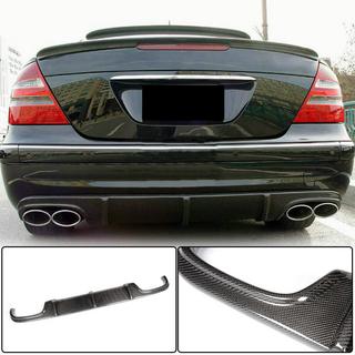 Диффузор заднего бампера для E55 AMG 2003-2006, Карбон фото 1