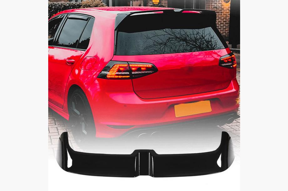 Volkswagen Golf 7/E-Golf 2012-2020 гг. Спойлер V6 (для GTI/R HB, Пластик) Image