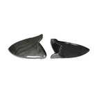 Volkswagen Golf 7/E-Golf 2012-2020 гг. Накладки на Зеркала V1 (Карбон) фото 7