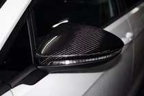 Volkswagen Golf 7/E-Golf 2012-2020 гг. Накладки на Зеркала V2 (Карбон) фото 1
