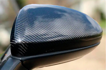 Volkswagen Golf 7/E-Golf 2012-2020 гг. Накладки на Зеркала V2 (Карбон) фото 4
