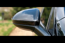 Volkswagen Golf 7/E-Golf 2012-2020 гг. Накладки на Зеркала V2 (Карбон) фото 3