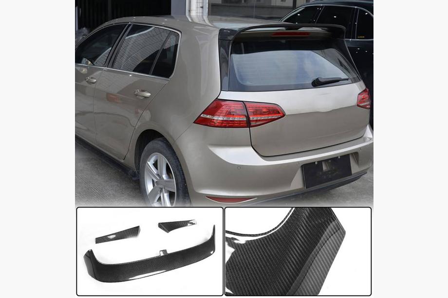 Volkswagen Golf 7/E-Golf 2012-2020 гг. Спойлер V2 (для Base/R-Line HB, Карбон) Image