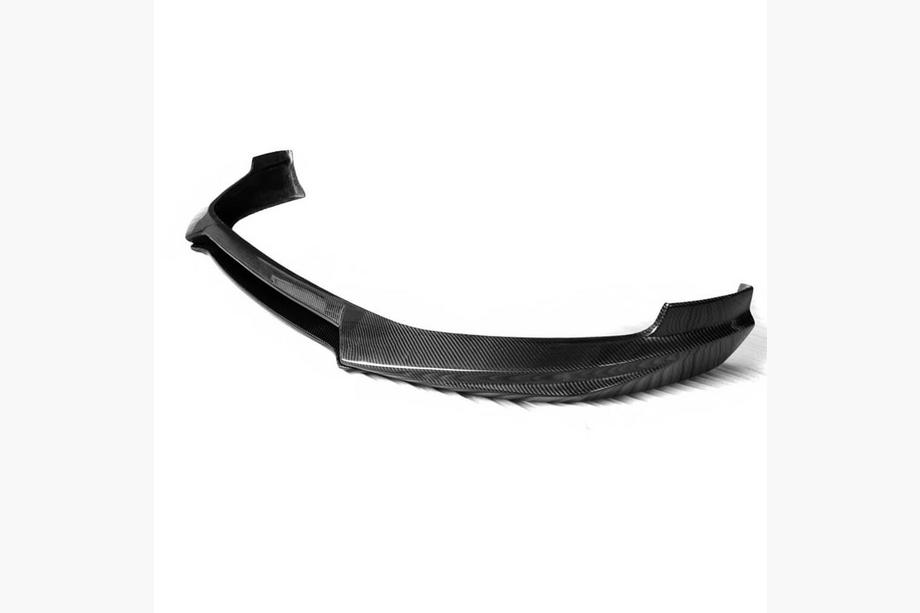 Volkswagen Golf 7/E-Golf 2012-2020 гг. Передний лип-спойлер V1 на бампер (для GTI HB 2012-2017, Карбон) Фото 4