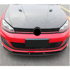 Volkswagen Golf 7/E-Golf 2012-2020 гг. Передний Бампер Лип V2 для GTI HB 2012-2017 Карбон фото 3