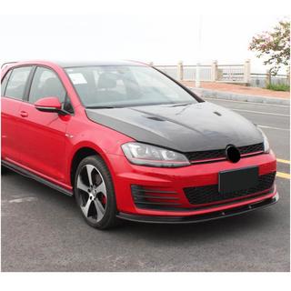 Передний Бампер Лип V2 для GTI HB 2012-2017 Карбон Volkswagen Golf 7/E-Golf 2012-2020 гг. фото 2