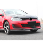 Volkswagen Golf 7/E-Golf 2012-2020 гг. Передняя губа бампера V3 для GTI HB 2012-2017 Карбон фото 3