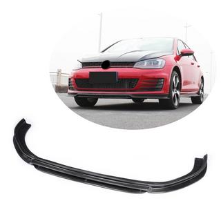 Передняя губа бампера V3 для GTI HB 2012-2017 Карбон Volkswagen Golf 7/E-Golf 2012-2020 гг. фото 1