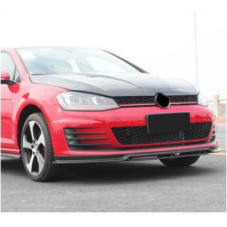 Передняя губа бампера V3 для GTI HB 2012-2017 Карбон Volkswagen Golf 7/E-Golf 2012-2020 гг. фото 3