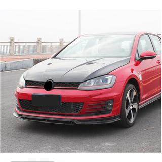 Передняя губа бампера V3 для GTI HB 2012-2017 Карбон Volkswagen Golf 7/E-Golf 2012-2020 гг. фото 4