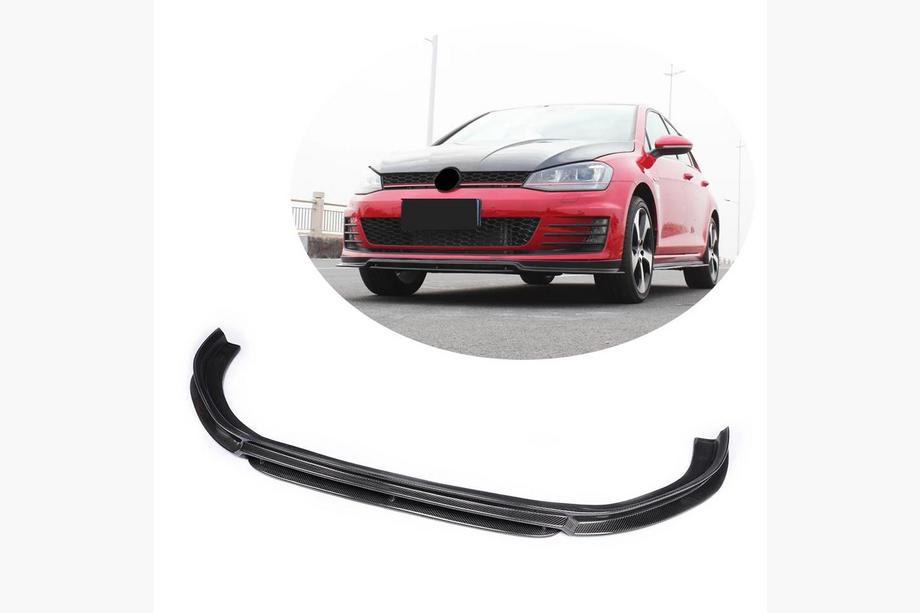 Volkswagen Golf 7/E-Golf 2012-2020 гг. Передняя губа бампера V3 для GTI HB 2012-2017 Карбон Image