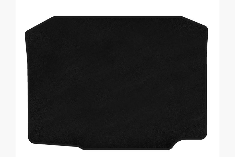 Seat Ibiza 2010-2017 гг. Текстильный коврик в багажник Premium (2010-2012, HB, 5-дверный, Черный) Image