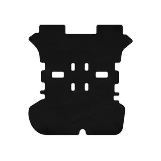 Текстильный коврик в багажник Premium (Черный)