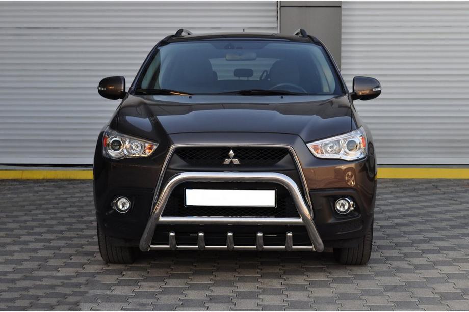Mitsubishi ASX 2010-2023 гг. Кенгурятник WT003 (нержавейка) Image