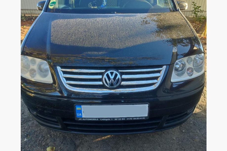Volkswagen Touran 2003-2010 гг. Хромированные Накладки на Решетку (6 шт, Нержавеющая Сталь) 2003-2006 год Image