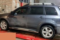 Mitsubishi Outlander 2001-2006 гг. Боковые трубы (2 шт., нержавейка) фото 4