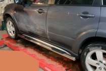 Mitsubishi Outlander 2001-2006 гг. Боковые трубы (2 шт., нержавейка) фото 5