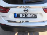 Nissan Qashqai 2014-2021 гг. Хромированная накладка над номером (нержавейка) Carmos - Турецкая Нержавеющая Сталь фото 6