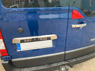 Nissan NV400 2010-2024 гг. Накладка из нержавейки над номером фото 2
