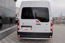 Renault Master 2011-2023 гг. Задняя дуга (нержавейка) фото 1