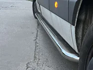 Nissan NV400 2010-2024 гг. Боковые Подножки Premium (2 шт., Нержавейка) фото 1