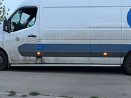 Nissan NV400 2010-2024 гг. Боковые Подножки Premium (2 шт., Нержавейка) фото 3