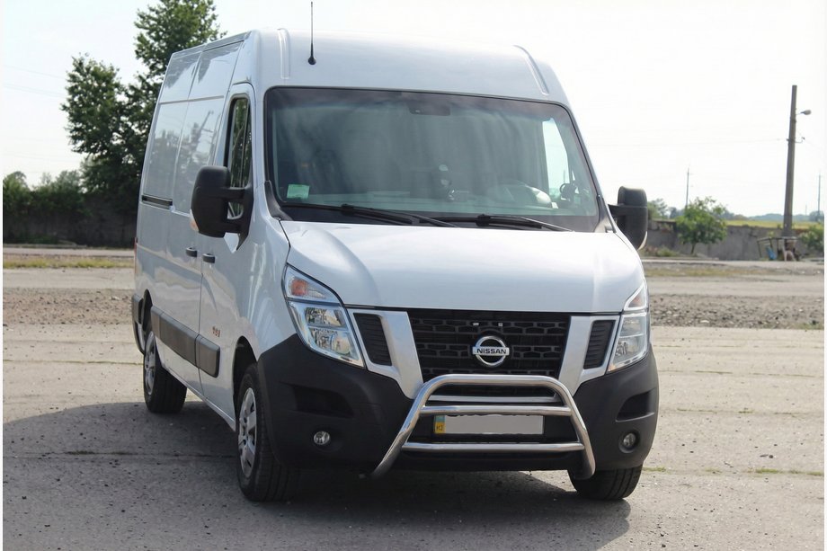 Opel Movano 2010-2021 гг. Кенгурятник WT018 (нержавейка) Image
