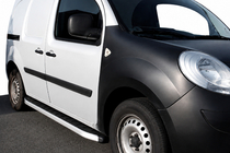 Renault Kangoo 1998-2008 гг. Боковые пороги Fullmond (2 шт., алюминий) фото 1