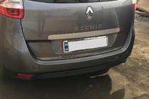 Renault Scenic/Grand 2009-2016 гг. Накладка на багажник (для Grand, нержавейка) фото 1