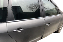 Renault Scenic/Grand 2009-2016 гг. Окантовка окон Нержавеющая сталь (4 шт.) OmsaLine - Итальянская Нержавейка фото 3